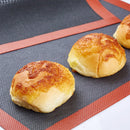 2 PCS PJ-060123 High Temperature Breathable Silicone Oven Bread Baking Mat Lightning Puff Mat, Specification: 30 x 40cm