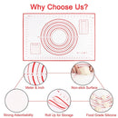 2 PCS 50 x 60cm Thickened Teflon Non-Stick Mat Silicone Kneading Baking Non-Slip Mat
