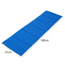 Outdoor Egg Nest Folding Moisture-Proof Pad Thickening Nap Mat Portable Camping Mat(Red+Black)