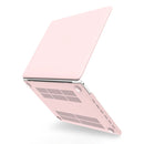 Hollow Style Cream Style Laptop Plastic Protective Case For MacBook Retina 12 A1534(Rose Pink)