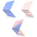 Hollow Style Cream Style Laptop Plastic Protective Case For MacBook Pro 13 A2251 & A2289 & A2338 2020(Tranquil Blue)