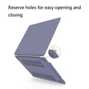 Hollow Style Cream Style Laptop Plastic Protective Case For MacBook Pro 13 A2251 & A2289 & A2338 2020(Tranquil Blue)