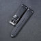 HB001 Color-Changing Retro Oil Wax Leather Universal Watch Band, Size: 18mm(Black)