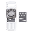 Multi-Function Slicker Kitchen Gadget Potato Slice Grater, Colour: Three Knives Gray