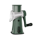 Multi-Function Slicer Hand Roller Kitchen Cut Vegetable Grater, Colour: Green