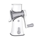 Multi-Function Slicer Hand Roller Kitchen Cut Vegetable Grater, Colour: White