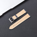 Burst Texture Cowhide Leather Quick Release Universal Watch Band, Size: 20mm (Black)
