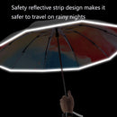 3021 Automatic Rain And Sun Dual-Purpose Umbrella Sun-Proof And Anti-Rebound Folding Umbrella(Illusion Purple)