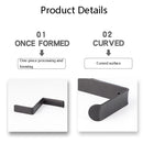 2 PCS JD045 Computer Headwear Headset Hook Multi-Function Metal Display Rack(Black)