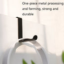 2 PCS JD045 Computer Headwear Headset Hook Multi-Function Metal Display Rack(Black)