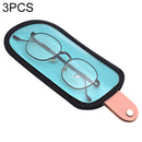 3 PCS Ice Cream Personality Mobile Phone Glasses Bag Retro Portable Storage Sunglasses Bag(Tiffan Blue)