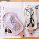3 PCS Ice Cream Personality Mobile Phone Glasses Bag Retro Portable Storage Sunglasses Bag(Light Purple)