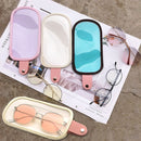 3 PCS Ice Cream Personality Mobile Phone Glasses Bag Retro Portable Storage Sunglasses Bag(Beige)
