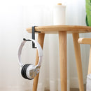 JD039 Metal Clip Earphone Holder Desktop Headset Hook(White)