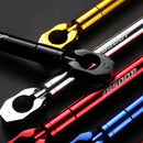 BSDDP B0603 Motorcycle Modified Car Puts Balance Rod Faucet Multi-Function Headlight Mobile Phone Expansion Expandable Bracket(Red)