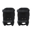 PRO Stainless Steel Knee Pads Riding Equipment Safety Protective Gear(Black)
