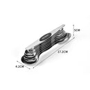 2 Sets 8-In-1 Magnetic Double-Headed Measuring Spoon Stainless Steel Measuring Spoon Set(Colorful)