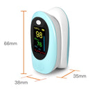 2 PCS ZM-700-02 TFT Fingertip Oximeter Blood Oxygen Saturation Detector,Ramdom Color Delivery
