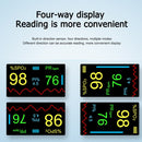 2 PCS ZM-700-02 TFT Fingertip Oximeter Blood Oxygen Saturation Detector,Ramdom Color Delivery