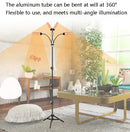 LED Growth Lamp Full-Spectrum Floor Tripod Plant Lamp Indoor Breeding Folding Filling Light, Specification: Three Head EU Plug