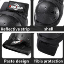 4 PCS / Set BSDDP BSD1006 Motorcycle Breathable Anti-Fall Short Knee And Elbow Pads Off-Road Rider Equipment Protective Gear