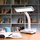YAGE T104 LED Cold & Warm Light Eye Protection Table Lamp USB Rechargeable Dual-Use Stepless Dimming Table Lamp(Black White)
