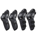 4 PCS / Set BSDDP BSD1003 Motorcycle Knee And Elbow Pads Anti-Fall Riding Protective Gear(Black)