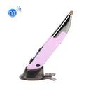 PR-A19 2.4GHz Wireless Charging Bluetooth Mouse Pen Type Shining Quiet Mouse(Purple)