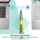 PR-A19 2.4GHz Wireless Charging Bluetooth Mouse Pen Type Shining Quiet Mouse(Red)
