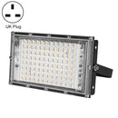 LED Plant Light Full Spectroscopy Waterproof Growth Lamp Seedlings Vegetable Filling Lamp, Power: UK Plug 96 Beads 100W(Pink Light)