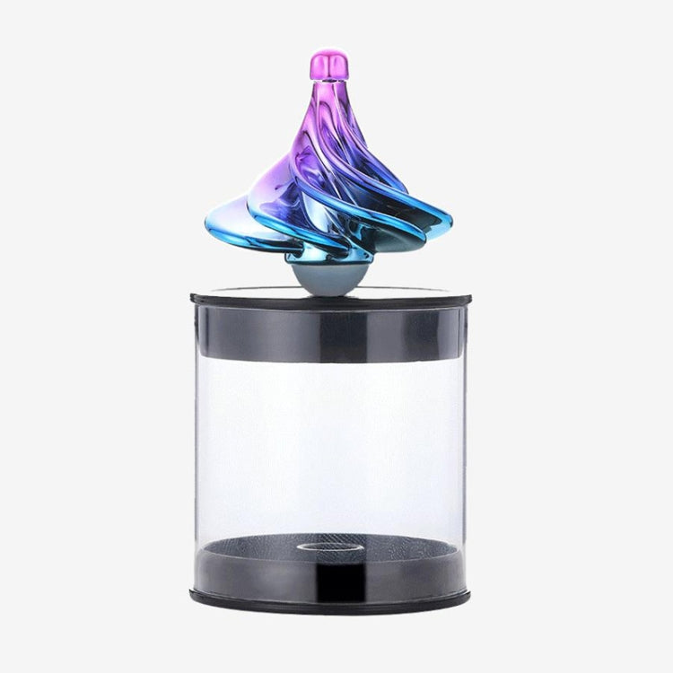 Air Aerodynamic Wind Gyroscope Blown Spin Silent Stress Relief Toys WinSpin Wind Fidget Spinner(Gold)