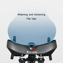 WEST BIKING Bicycle Riding Big Butt Comfortable Saddle(Black Hollow Windshield)