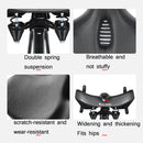 WEST BIKING Bicycle Riding Big Butt Comfortable Saddle(Black Hollow Windshield)