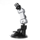 Sunnylife TY-Q9415 Aluminum Alloy Phone Holder Car Suction Cup Bracket Holder for GoPro HERO10 Black / HERO9 Black / HERO8 Black / HERO7 /6 /5 /5 Session /4 Session /4 /3+ /3 /2 /1, DJI Osmo Pocket 2 ... 0 One R, and Other Action Cameras, Colour: Bracket