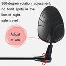 2 PCS WEST BIKING Mountain Road Bike Helmet Mini Reflective Convex Rearview Mirror