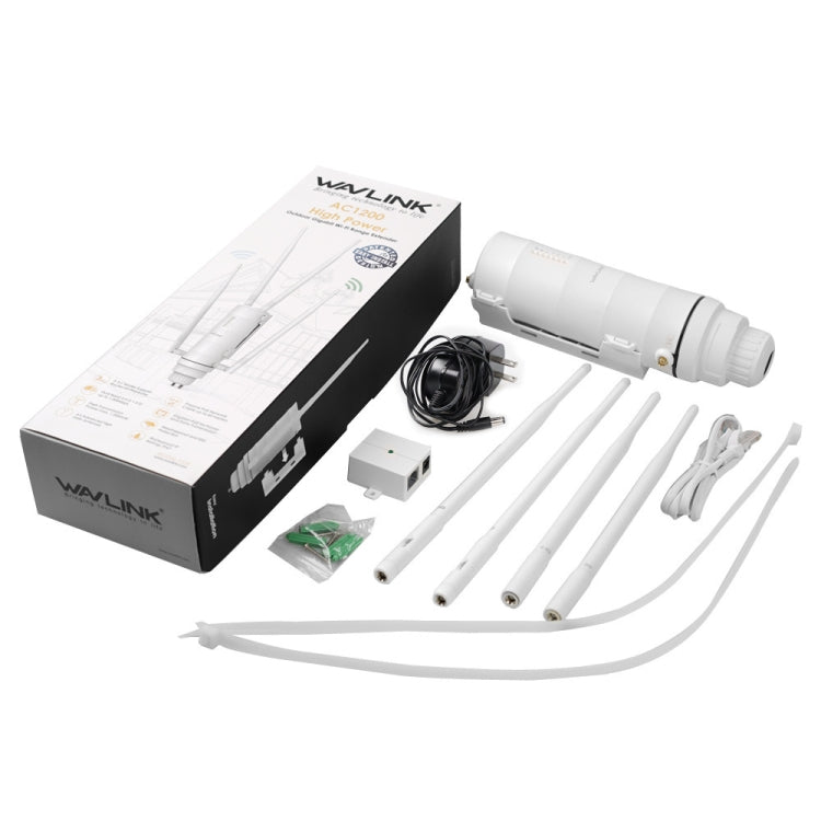 WAVLINK WN572HG3 1200Mbps 2.4G/5G Dual-Band AP Repeater WISP Outdoor Router, EU Plug