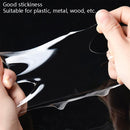 2 PCS 1x30x5000mm Transparent Double-Sided Adhesive Nanotic Tape Water Washing Non-Trace Tape