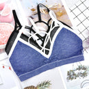Fitness Sports Bra Women Yoga Bra, Size:One Size(Blue)