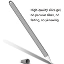 5 PCS Stylus Silicone Protective Case For Apple Pencil 2(Black)