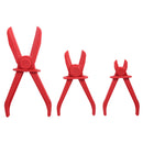 3 PCS/Set Car Nylon Hose Clamp Tool Set Brake Fuel Water Line Clamp Plier(Red)