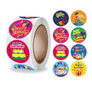 10 Rolls Birthday Sticker Gift Decoration Sealing Sticker, Size: 2.5cm / 1inch(A-343)