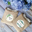 10 Rolls Thank You Floral Sticker Wedding Gift Decoration Label, Size: 2.5cm / 1inch(A-298)