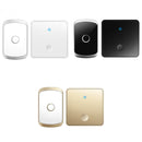 CACAZI FA50 1 For 1 Push-button Self-generating Wireless Doorbell, Plug:EU Plug(Gold)