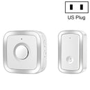 CACAZI A58 1 For 1 Smart Wireless Doorbell without Battery, Plug:US Plug(Silver)
