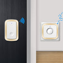 CACAZI A58 1 For 1 Smart Wireless Doorbell without Battery, Plug:UK Plug(Silver)