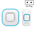 CACAZI V028F Wireless Music Doorbell without Battery, Plug:EU Plug(White)