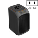 Quiet Fast Heating Household Heater Mini Energy-saving Ceramic Heater, Plug Type:US Plug(Black)
