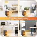 Quiet Fast Heating Household Heater Mini Energy-saving Ceramic Heater, Plug Type:US Plug(Black)