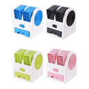 Mini Silent Dual-port Bladeless Cooling Fan(Black)