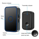 CACAZI A19 1 For 1 Wireless Music Doorbell without Battery, Plug:UK Plug(White)
